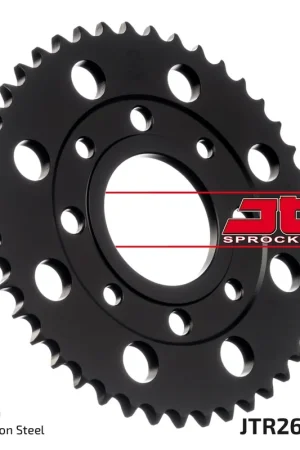 JT SPROCKETS - REAR STEEL 43T, 428 - Sprockets - Geschikt voor Honda Nieuwe Collectie